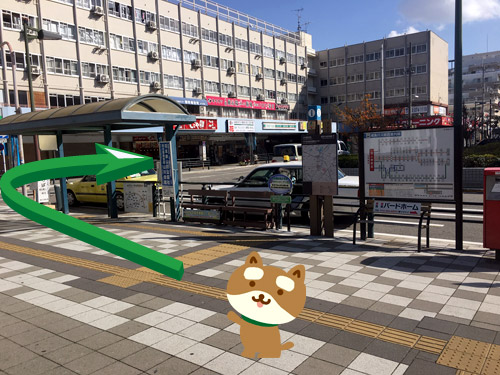 津久野駅からベルアンサンブルへの行き方