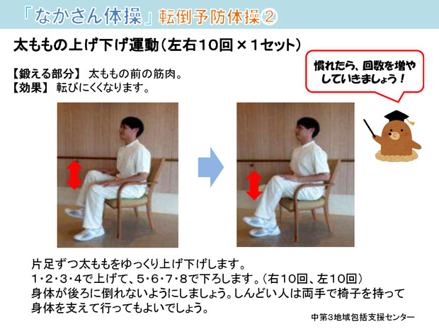 なかさん体操_転倒予防体操②